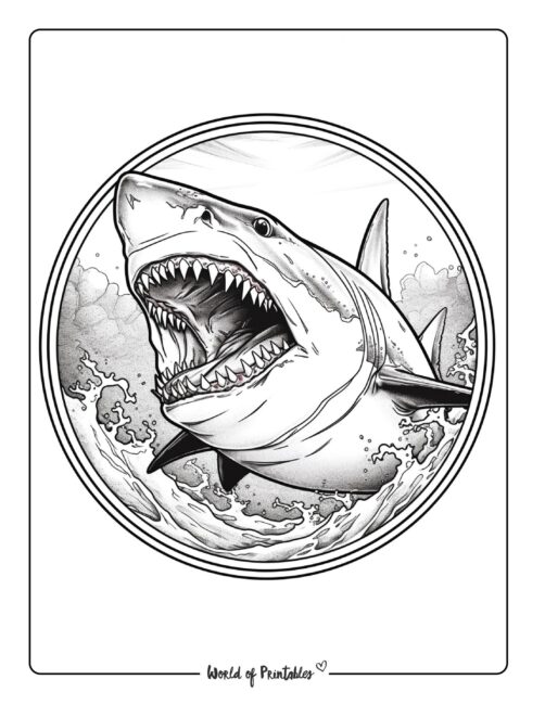 Shark Coloring Page 28