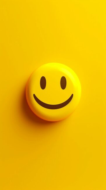 Smiley Face Yellow Aesthetic Wallpaprt
