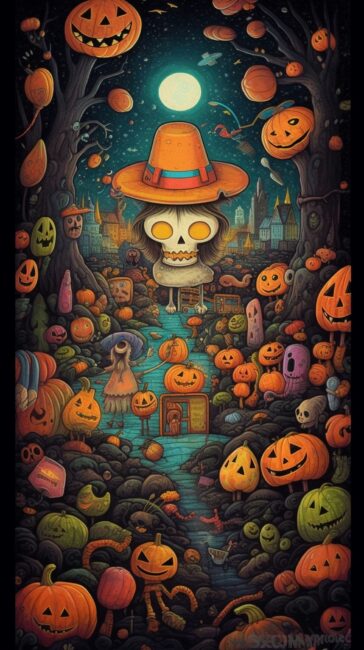Spooky Forest Halloween Wallpaper