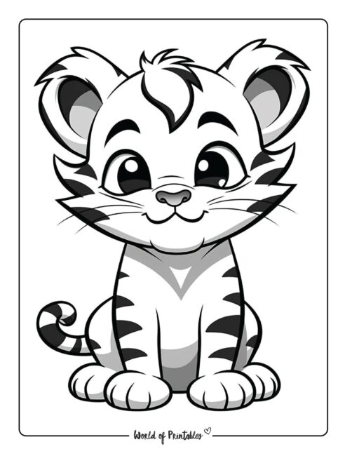 Tiger Coloring Page 43