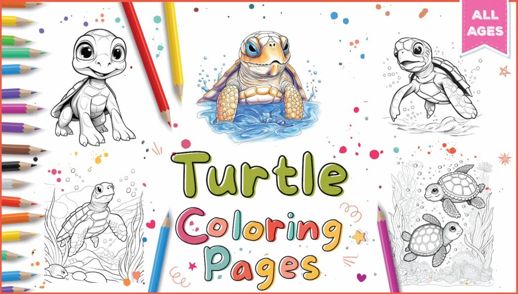 Turtle Coloring Pages For Kids & Adults - World of Printables