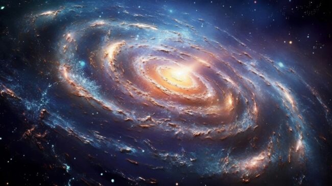 Vastness of Space Galaxy Background