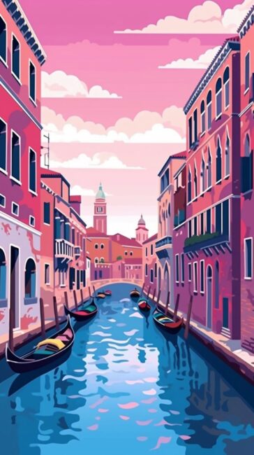 Venice Pastel Wallpaper