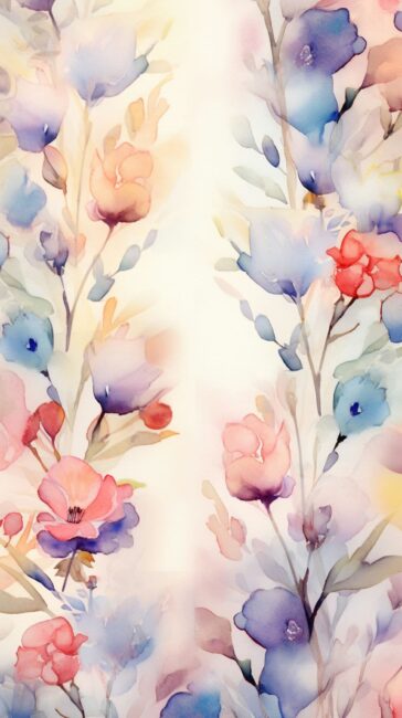 Watercolor Flower Wallpaper
