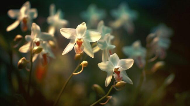 Wild Orchids Nature Background Desktop