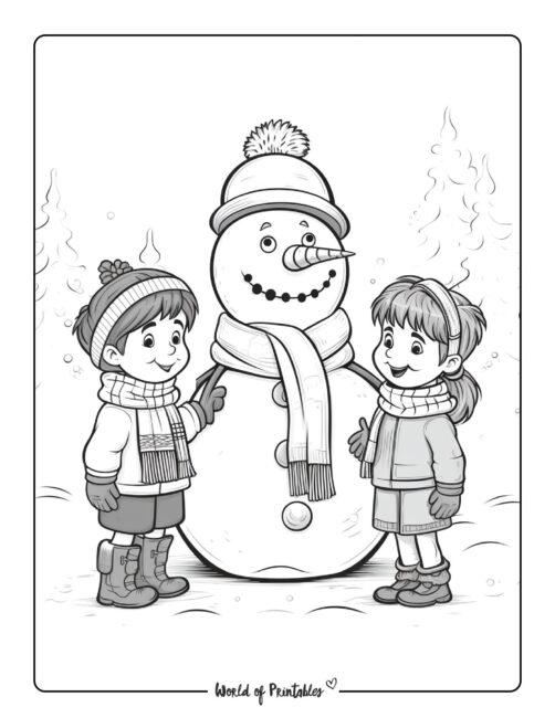 Winter Coloring Page 7
