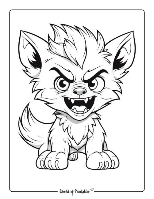 Wolf Coloring Page 53