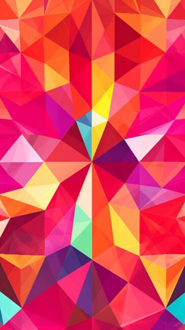 cool colorful geometric shapes wallpaper