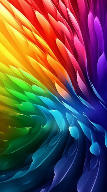 cool wallpaper of colorful abstract shapes