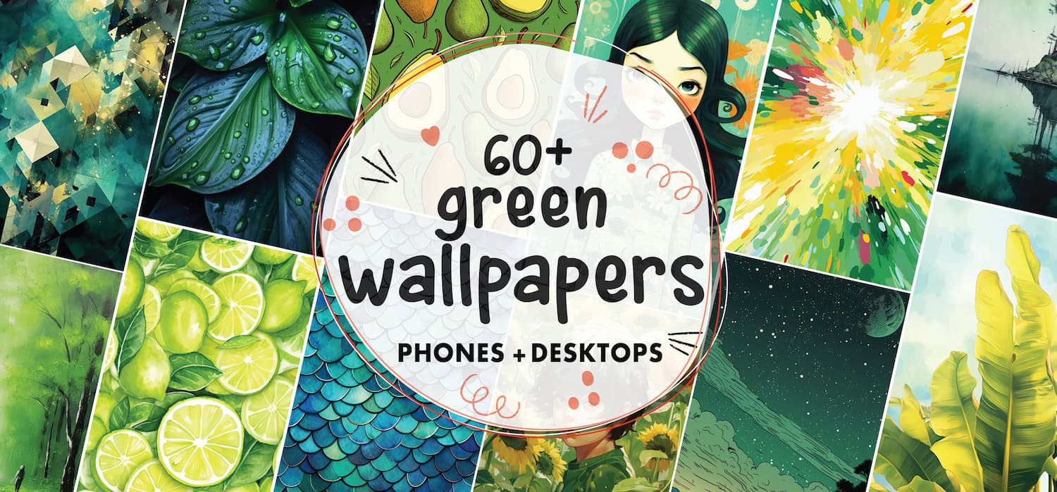 60 Green Backgrounds - World of Printables