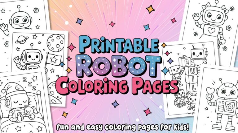 Free Robot Coloring Pages for Kids - World of Printables