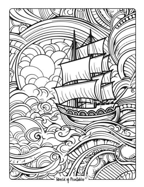 Abstract Coloring Page-09