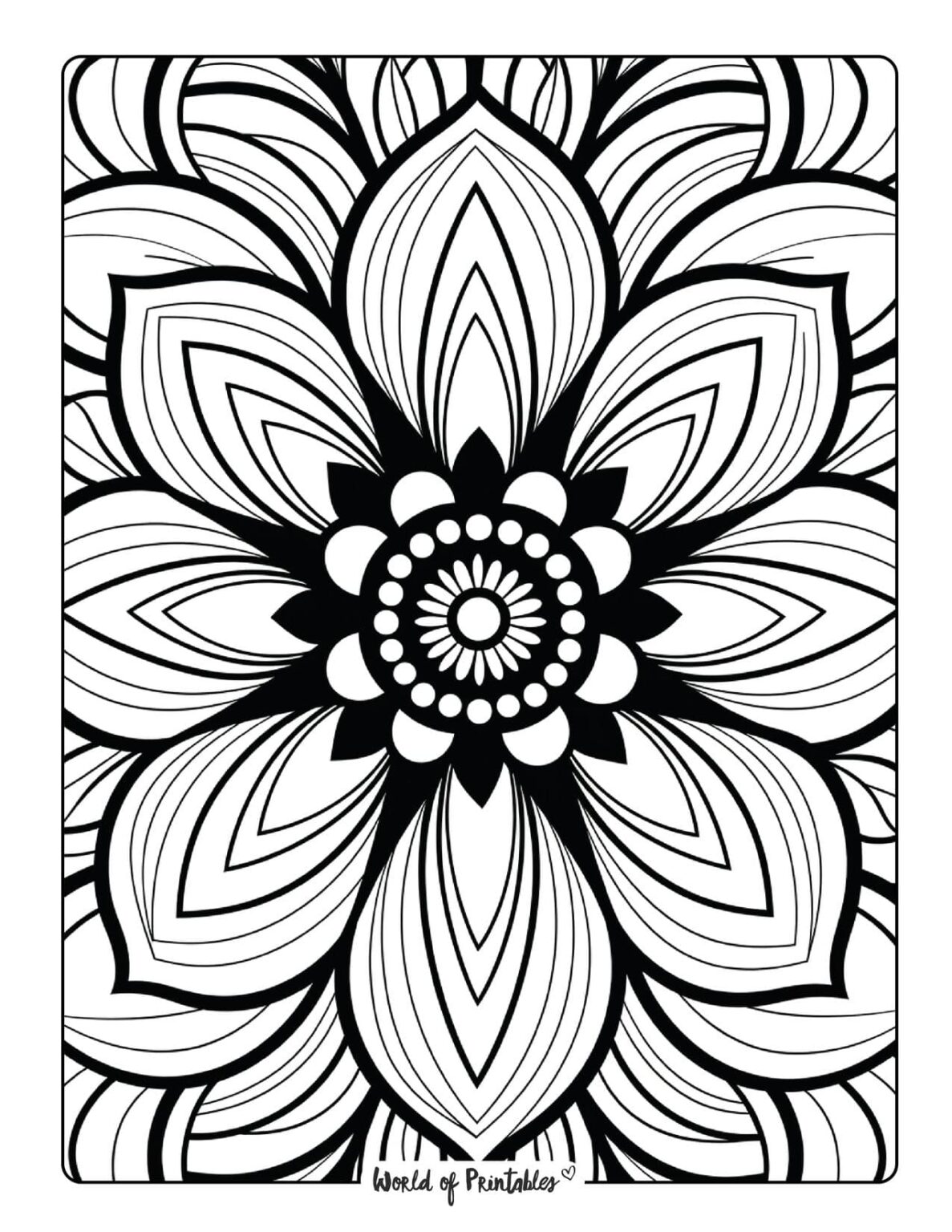 Abstract Coloring Pages World of Printables