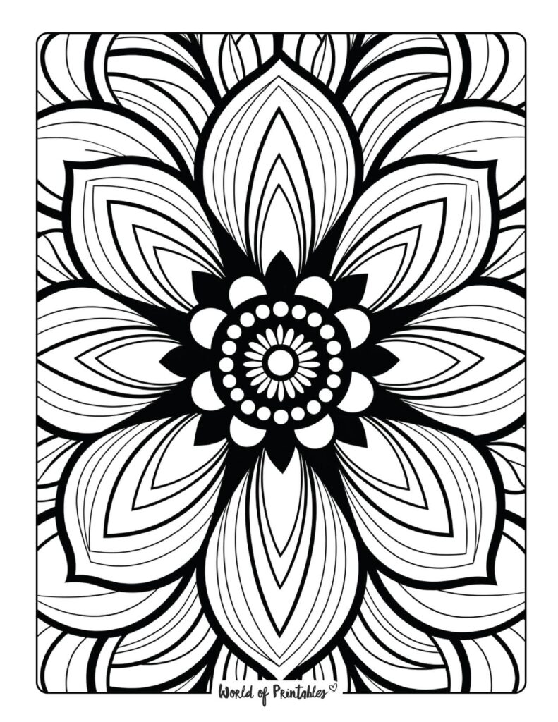Abstract Coloring Pages World of Printables