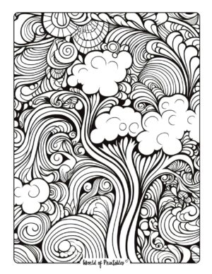 Abstract Coloring Pages World of Printables