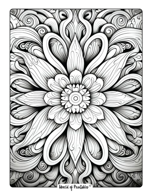 Abstract Coloring Page-18