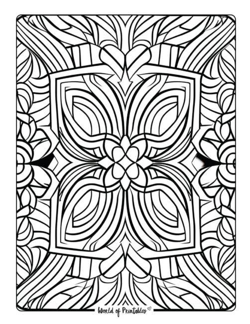 Abstract Coloring Page-23