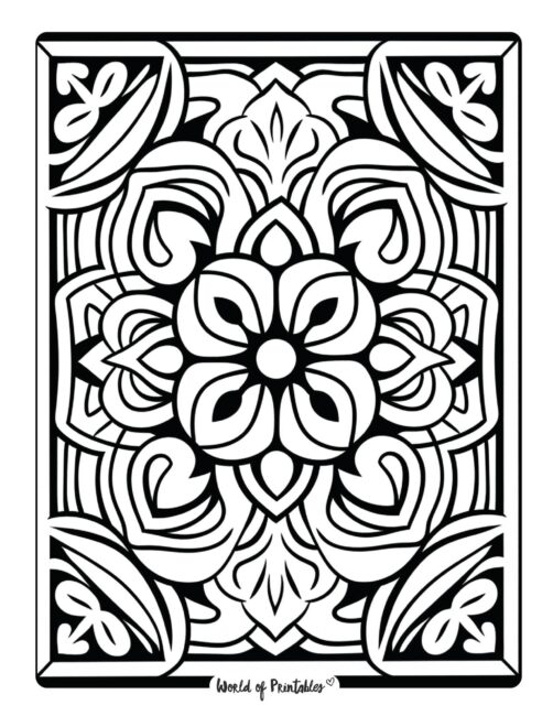 Abstract Coloring Page-51
