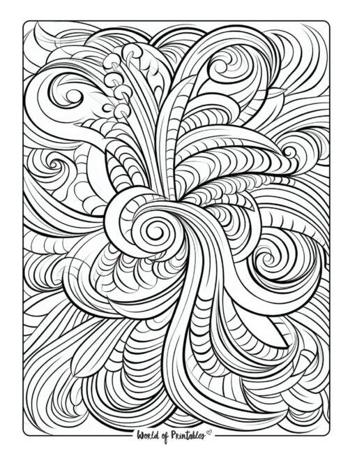 Abstract Coloring Page-54