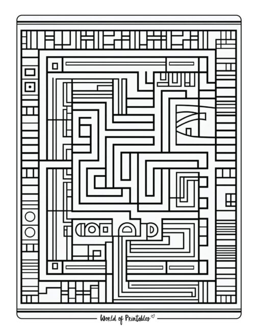 Abstract Coloring Page-73