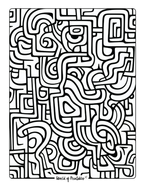 Abstract Coloring Page-80
