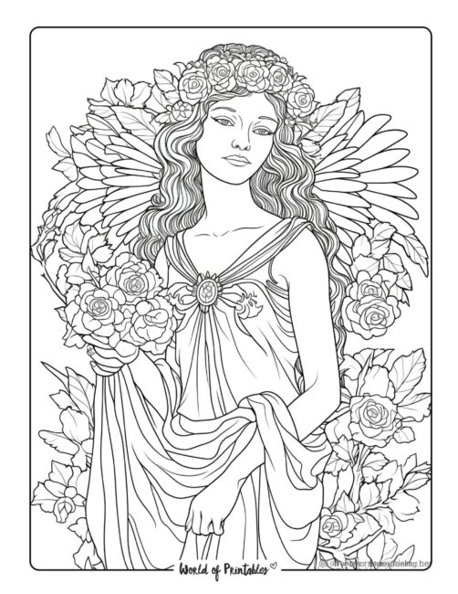 Angel Coloring Page 10