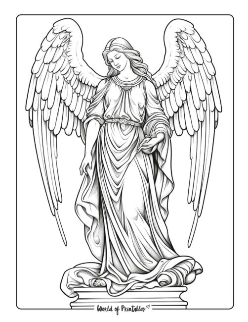 Angel Coloring Page 12