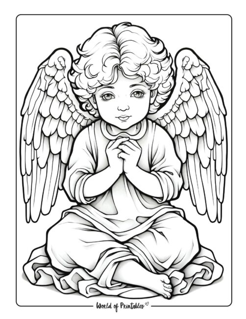 Angel Coloring Page 13