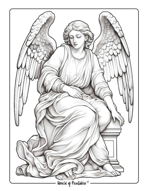 Angel Coloring Page 16