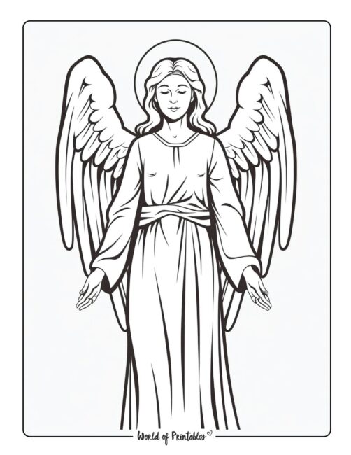 Angel Coloring Page 18