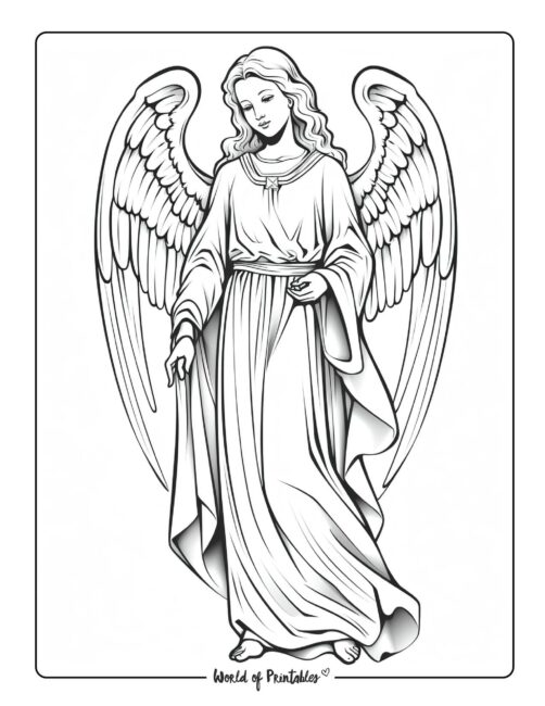 Angel Coloring Page 19