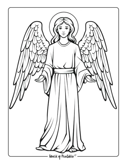 Angel Coloring Page 20