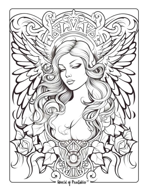 Angel Coloring Page 21