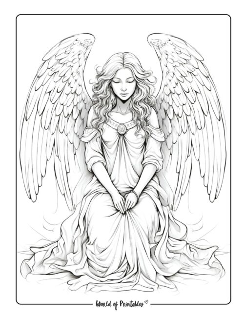 Angel Coloring Page 27
