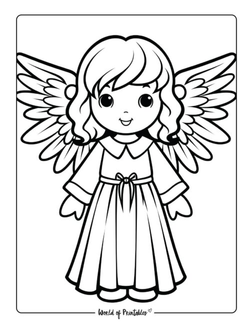 Angel Coloring Page 32