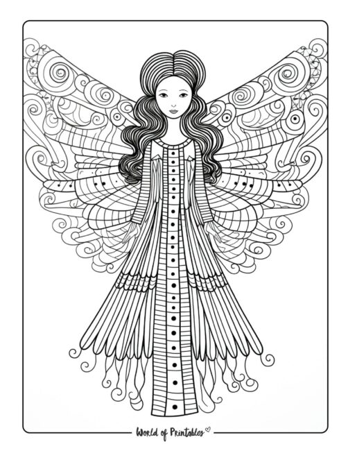Angel Coloring Page 41