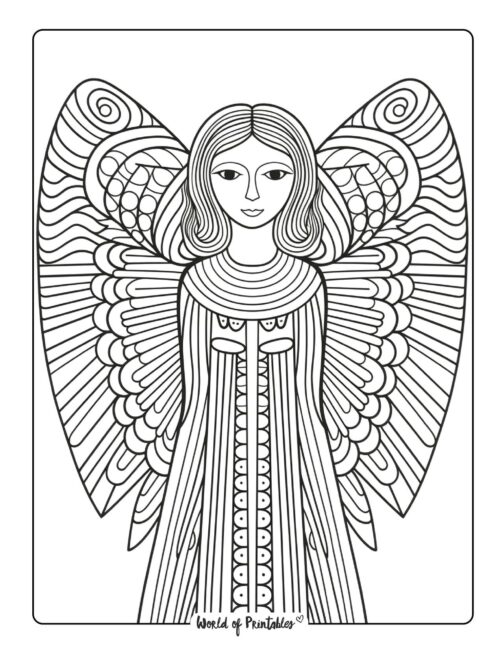 Angel Coloring Page 42