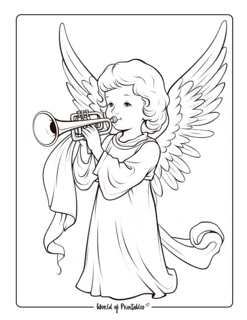 Angel Coloring Page 47