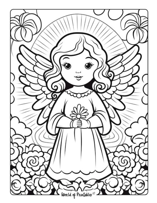 Angel Coloring Page 53