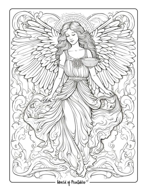 Angel Coloring Page 7