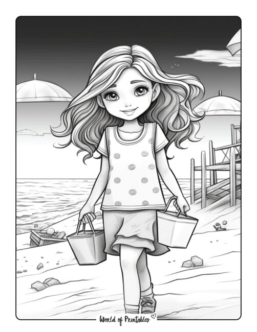 Beach Coloring Page 104