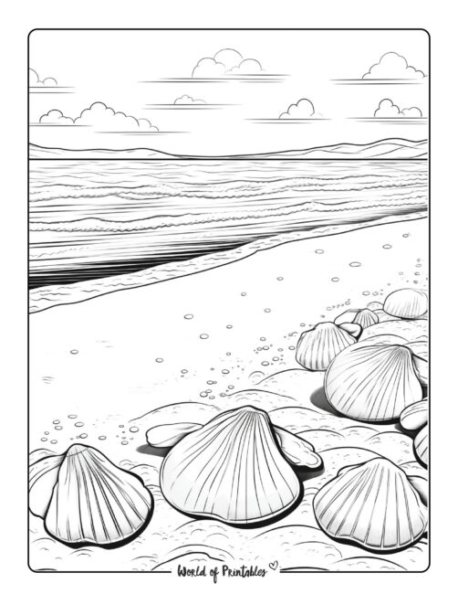 Beach Coloring Page 41