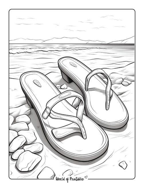 Beach Coloring Page 51