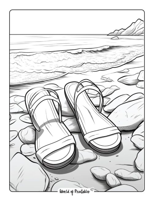 Beach Coloring Page 52