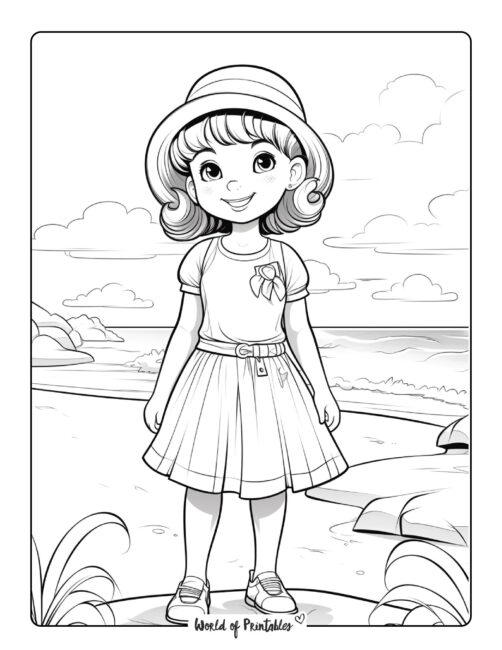 Beach Coloring Page 69
