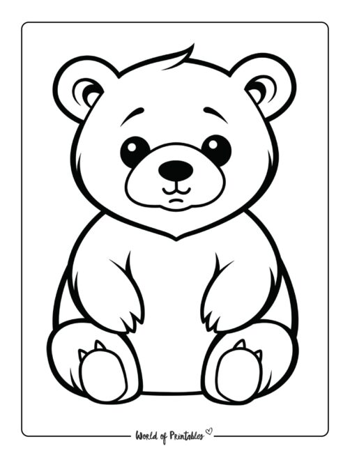 Bear Coloring Page 80