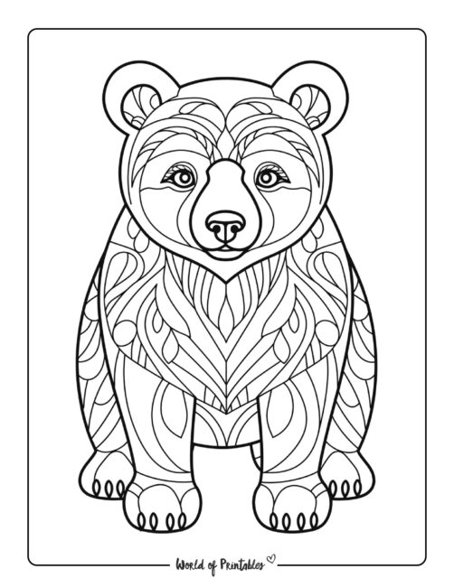 Bear Coloring Page 85