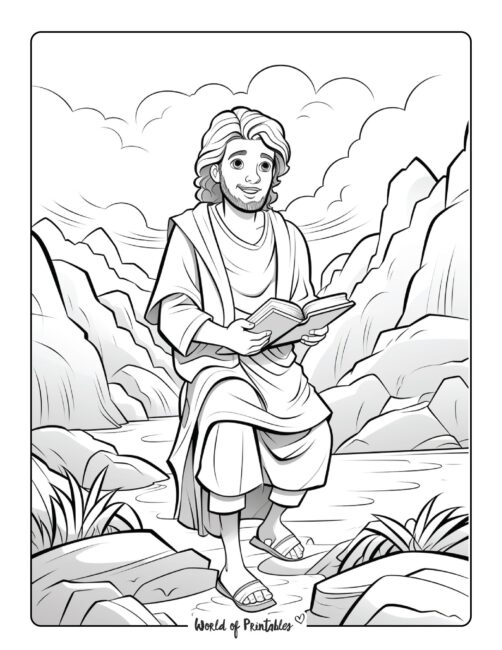Bible Coloring Page 101