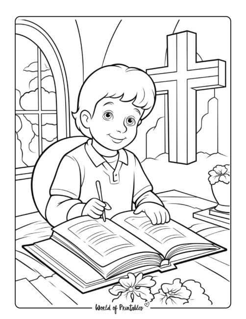 Bible Coloring Page 131
