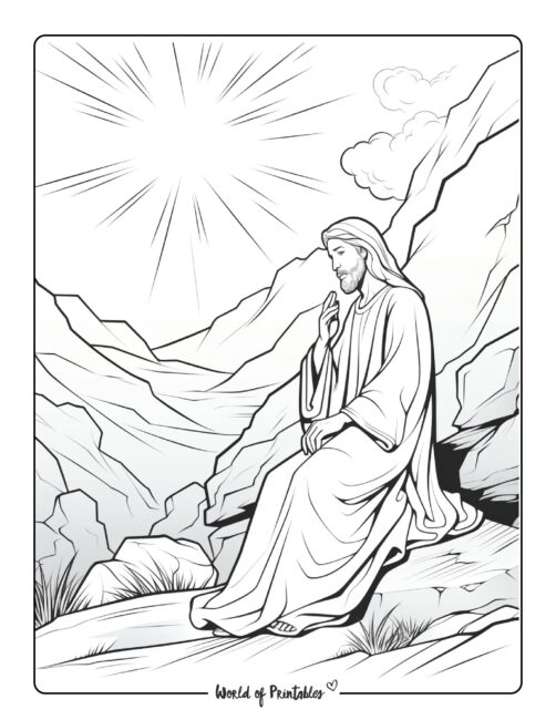Bible Coloring Page 87